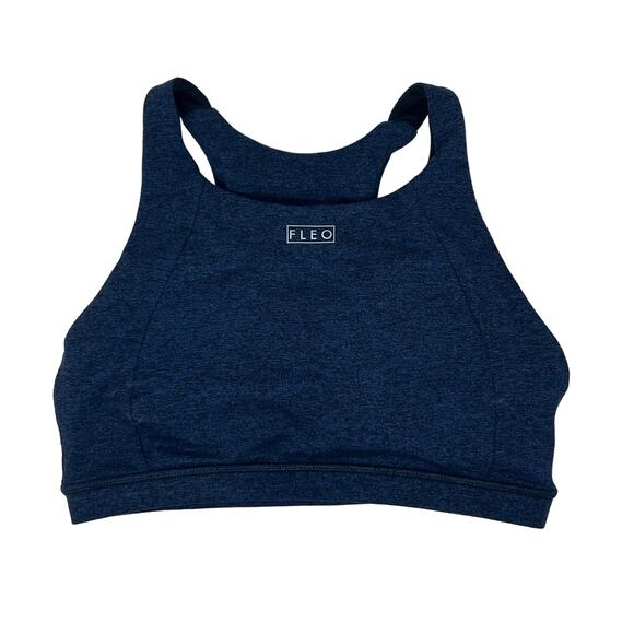 Fleo Women's Navy Sports Bra - Picture 1 of 3